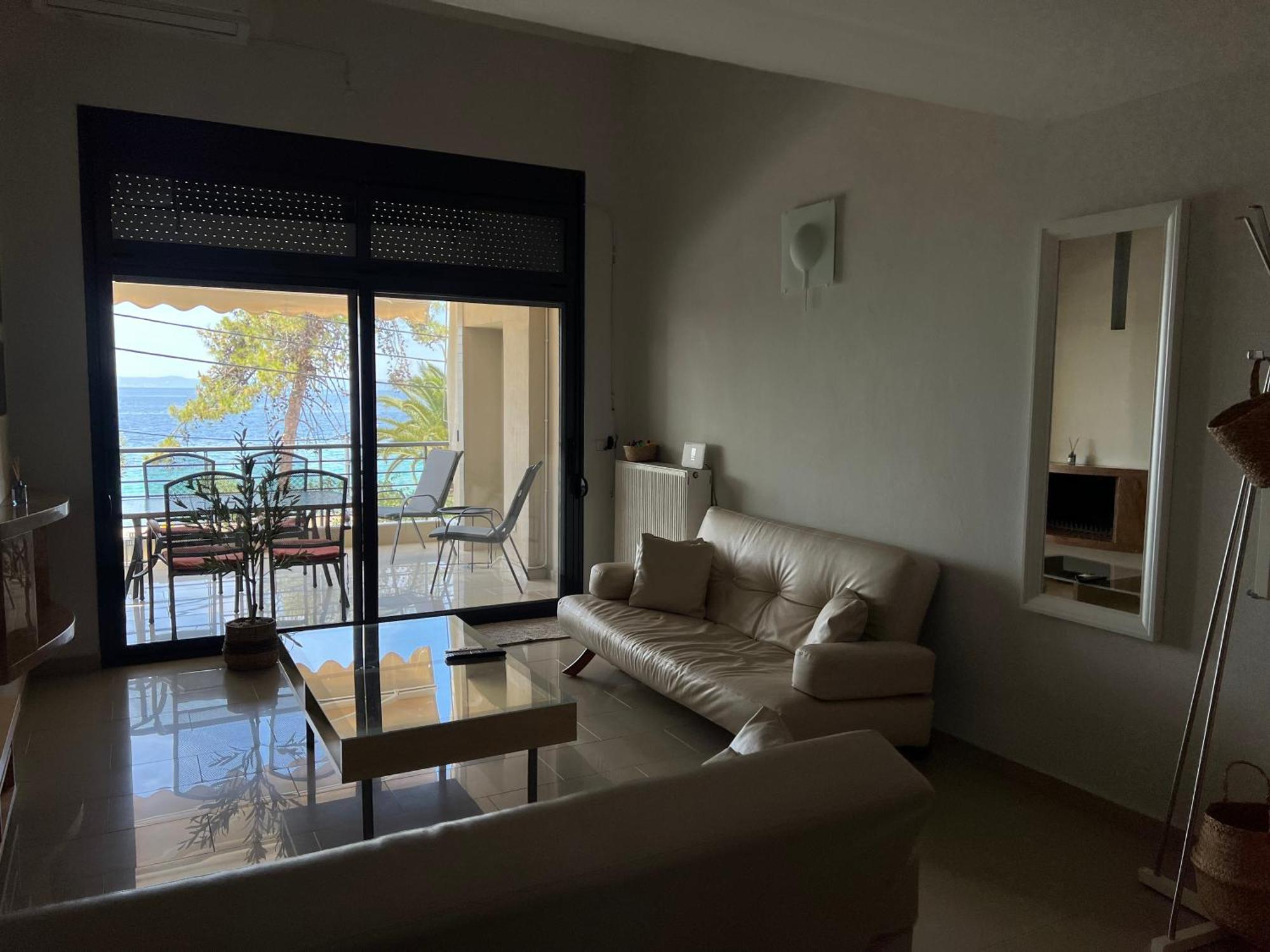 Two-Storey Beachfront Maisonette Toroni Esterno foto